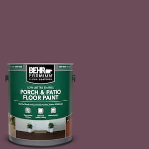 1 gal. #PPU1-20 Spiced Plum Low-Lustre Enamel Interior/Exterior Porch and Patio Floor Paint