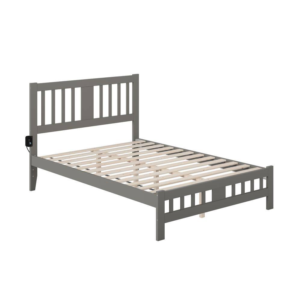 AFI Tahoe Full Bed with Footboard in Grey AG8960039 - The Home Depot