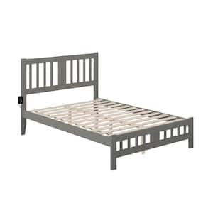 Tahoe Full Bed with Footboard in Grey