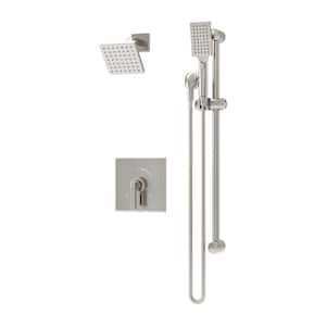 Duro HydroMersion Shower Faucet Trim Kit Wall Mounted with Single Handle and Hand Spray - 1.5 GPM (Valve Not Included)