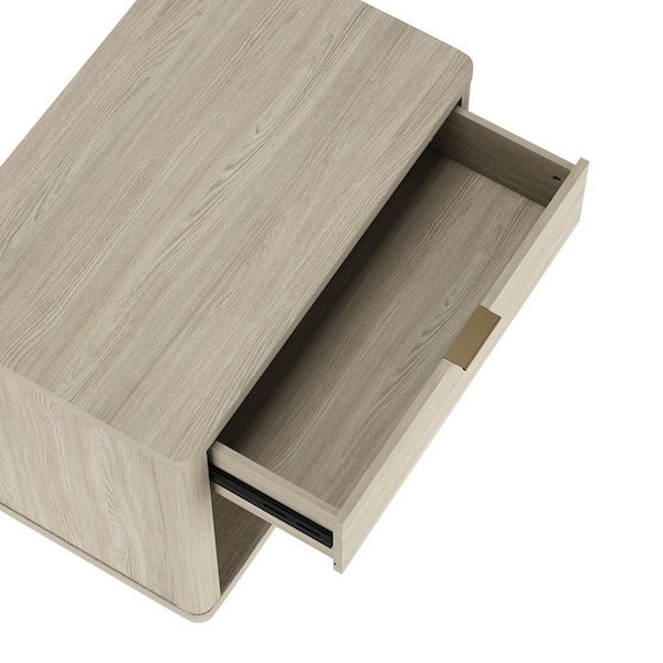 Manhattan Comfort Evelyn Modern Natural 1-Full Extension Drawer 32