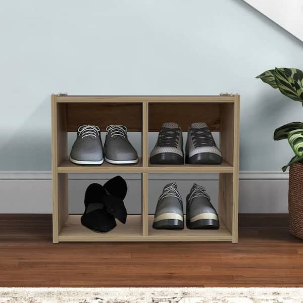 1pc Narrow, Space-saving & Foldable Entryway Shoe Rack, Modern