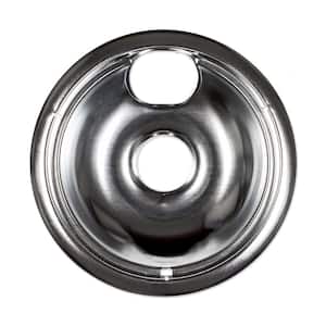 8 in. Universal Chrome Drip Bowl for Electric Ranges