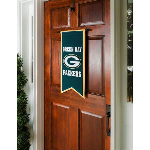 Green Bay Packers 2 Sided Double Garden Flag Outdoor Window Banner 12 x18  New.