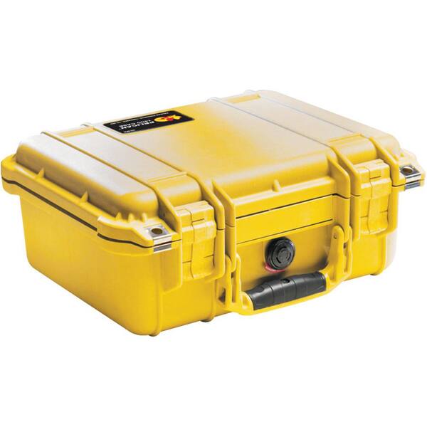 Pelican 12.3 in. Protector Tool Case with Pick N Pluck Foam in Yellow