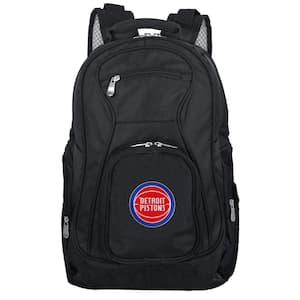 NBA Detroit Pistons Black Backpack Laptop