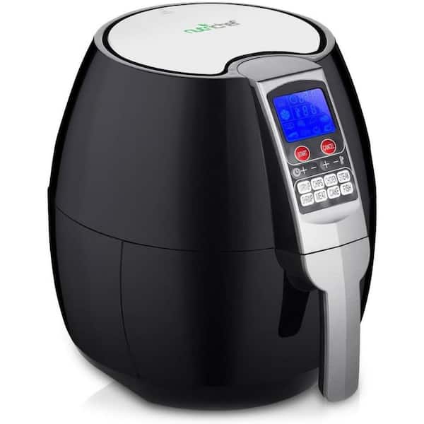 NutriChef 4 Qt. Digital Air Fryer, Electric Oil-Free Air Frying Cooker