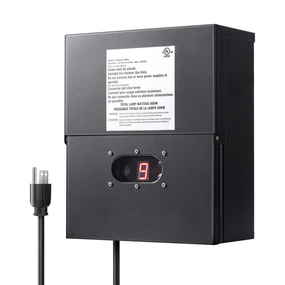 Low Voltage 600-Watt Metal Landscape Lighting Transformer with Timer and Photocell Sensor price history on PriceWatchPro