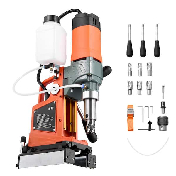 Magnetic Drill Press, 1400 W, 2 in. Boring Diameter, 0-750 RPM Speed, Reversible Direction, Mag Drill Press 5/8 in.