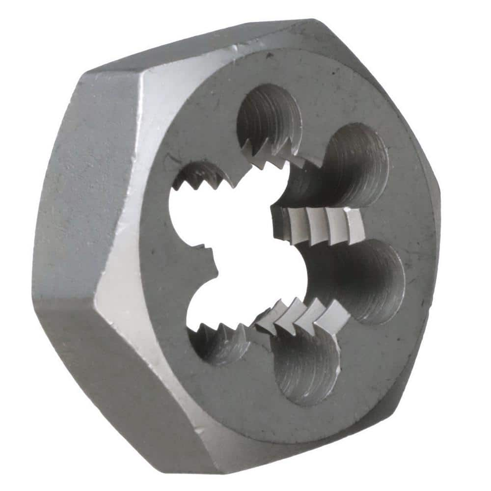 Drill America 1-1/16 in. - 12 in. Carbon Steel Hex Rethreading Die