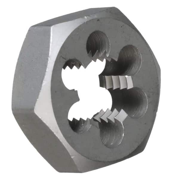 Drill America 2-1/2 in.-4 Carbon Steel Hex Re-Threading Die