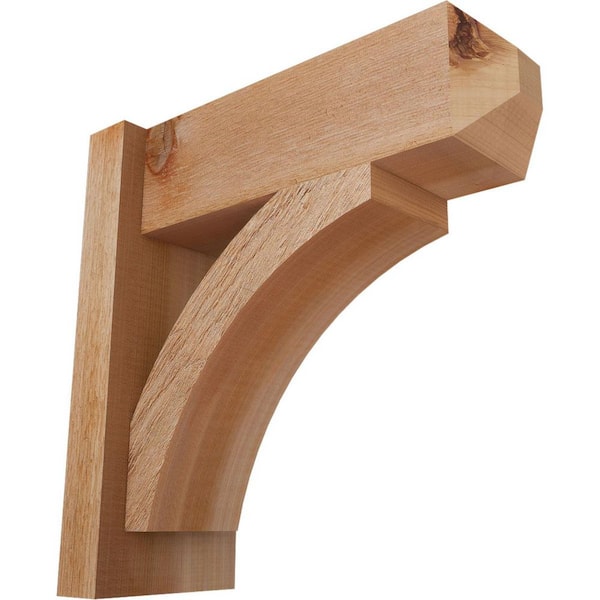 6 in. x 16 in. x 16 in. Western Red Cedar Thorton Craftsman Rough Sawn Outlooker