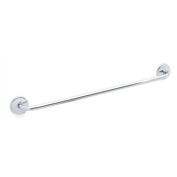 Ginger Hotelier 24 in. Towel Bar in Polished Chrome