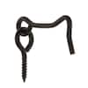 Everbilt 6 in. Black Decorative Hook and Eye 20494 - The Home Depot