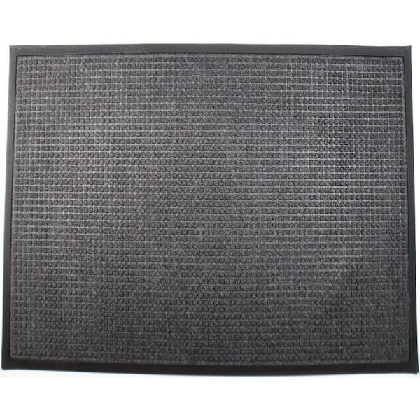Unbranded Rhino Mats - Town N Country Charcoal 24 in. x 36 in. Entrance Mat