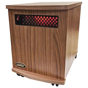 Original Sunheat 5-Year Warranty Electric Infrared Heater in American Walnut