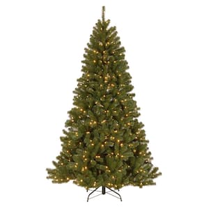 7.5 ft. PowerConnect North Valley Spruce LED Artificial Christmas Tree with Light Parade Lights