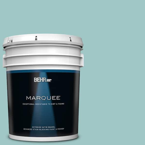 BEHR MARQUEE 5 gal. Home Decorators Collection #HDC-SP16-08 Blue Bell Satin Enamel Exterior Paint & Primer