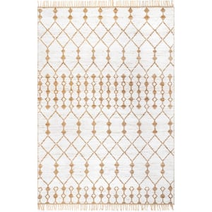 Mandy Natural 6 ft. x 9 ft. Moroccan Area Rug