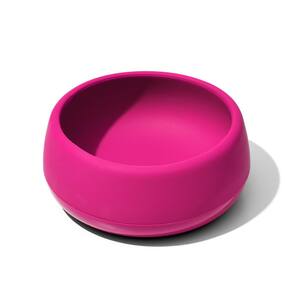 Pink Silicone Bowl