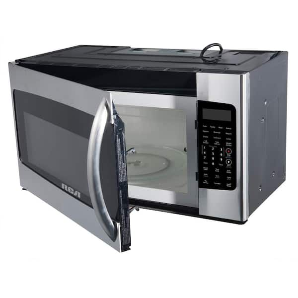 Black+decker EM044KJN-P2 1.6-Cu. ft. Over-the-range Microwave with Top Mount Air Recirculation Vent Black