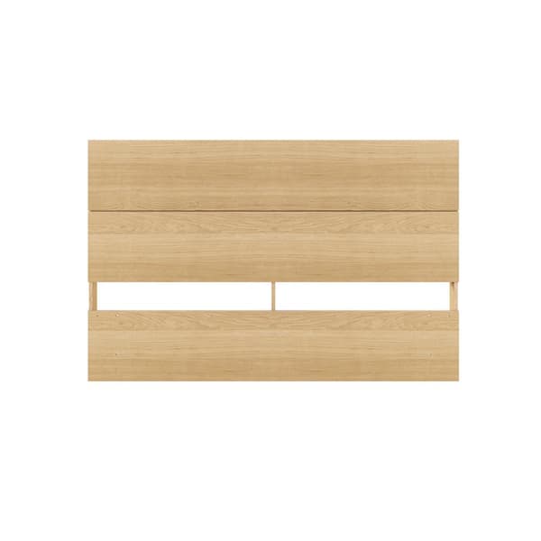 Natural Maple Full Size Panel Headboard