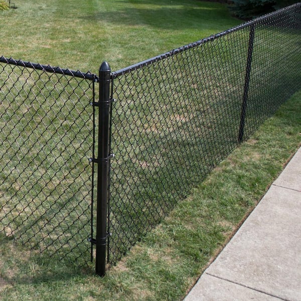Black Chain Link Fence Top Rail End Top Rail Holds Chain Link Top Rail In Place 