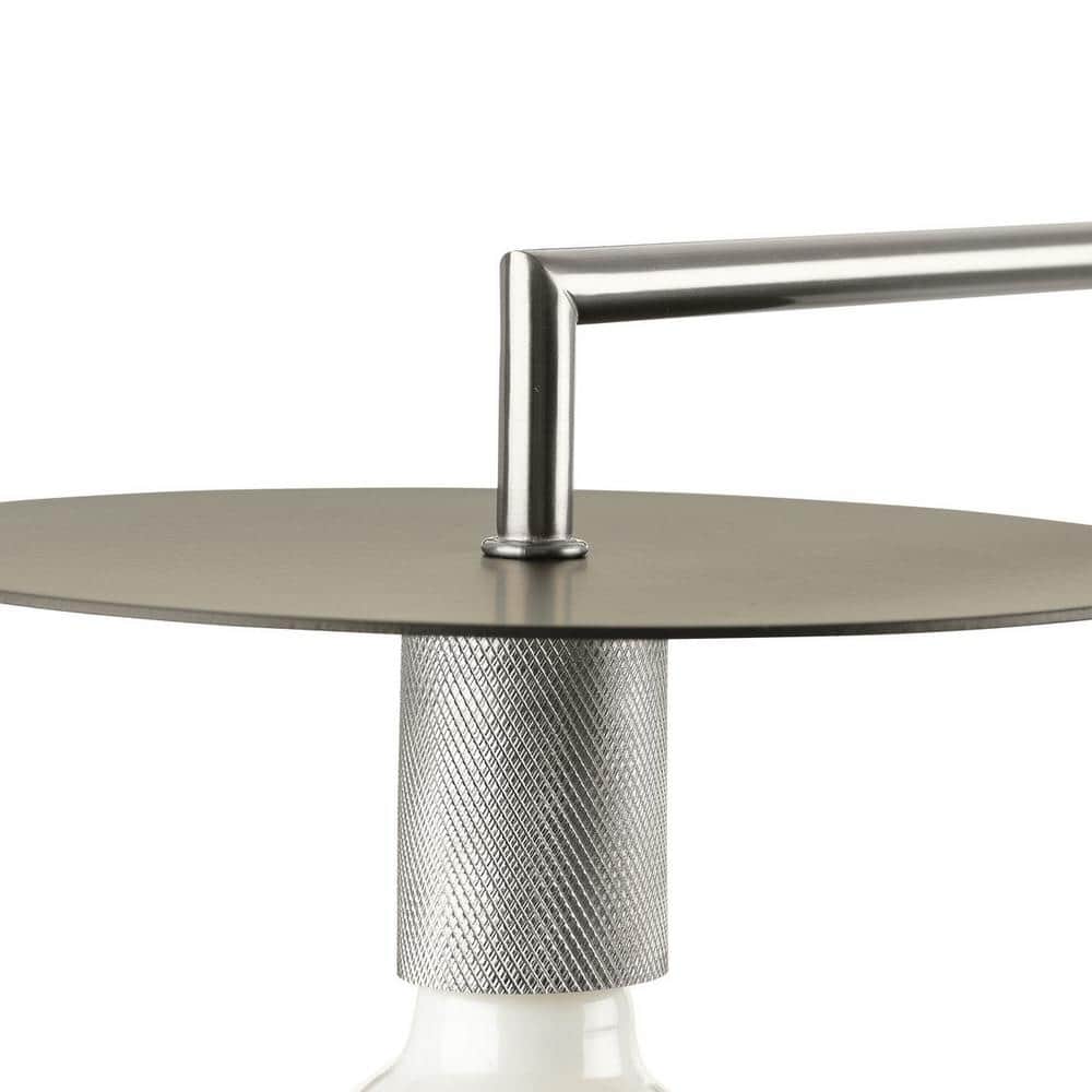 Trimble Brushed Nickel Two Light Linear Chandelier