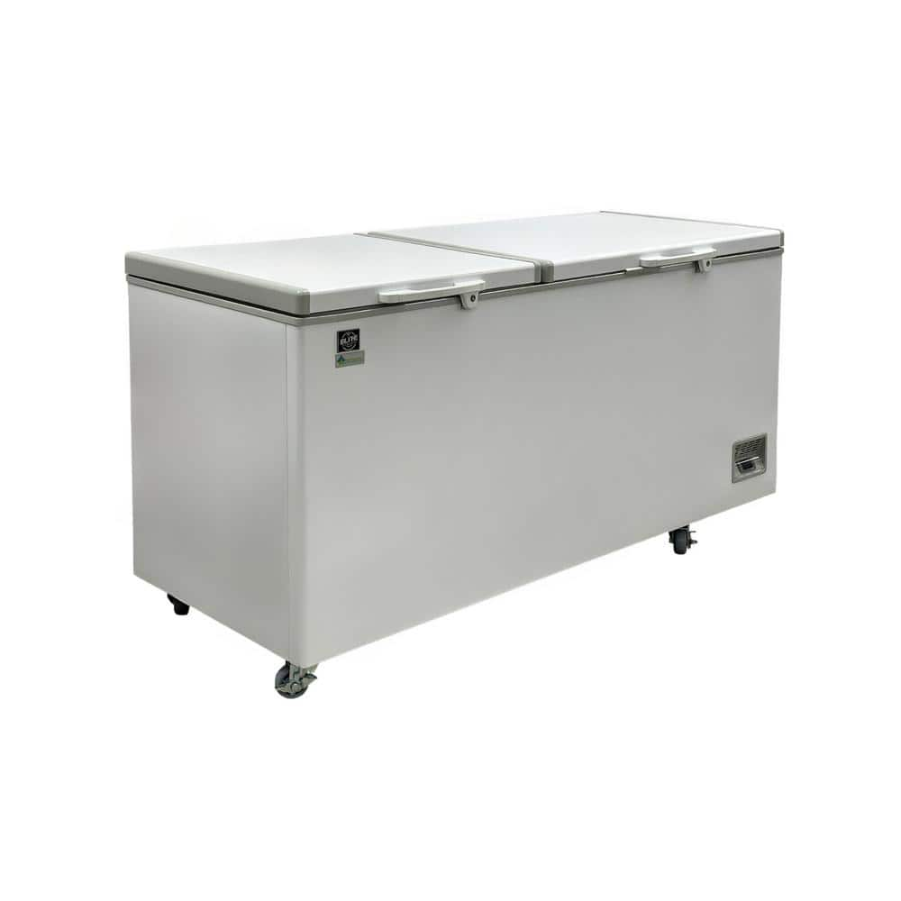 71.5 in. 17.99 cu. ft. Manual Defrost Solid Top Commercial Chest Freezer BD620 in White -  Elite Kitchen Supply