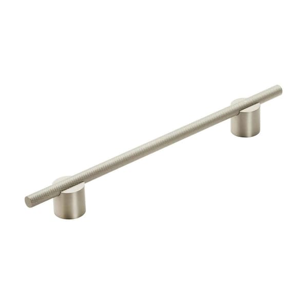 Amerock Transcendent 7-9/16 in. (192mm) Modern Silver Champagne Bar Cabinet Pull