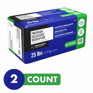 Blown-In Cellulose Premium Insulation 25lbs. (2-Pack)