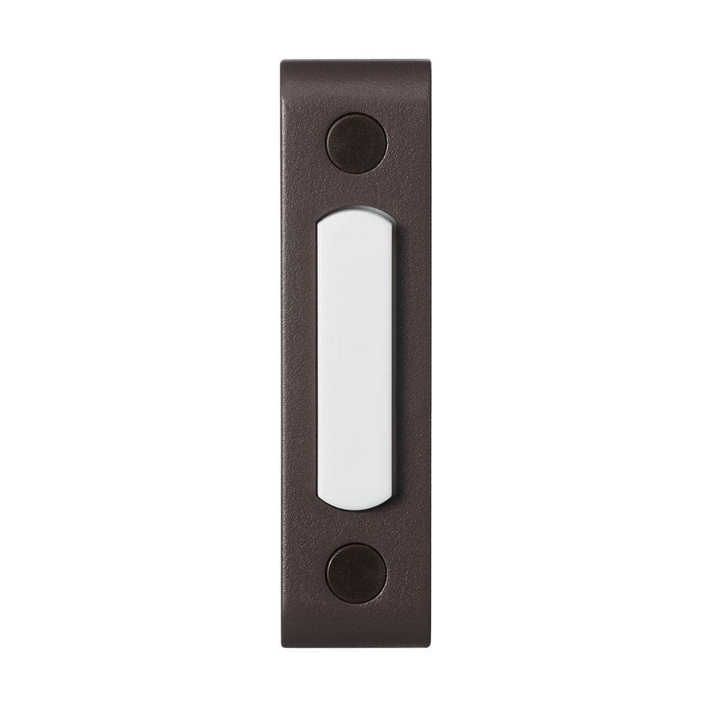 Oil Rubbed Bronze Wired Doorbell with Lighted Button