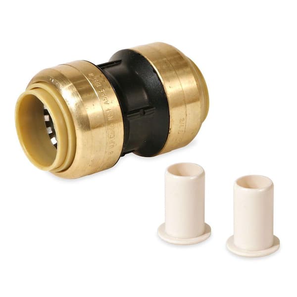 KBI 1 in. Polysulfone CTS Glueless Quick Connect Coupling Push for PEX CPVC Copper