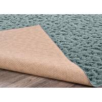 Garland Rug Ivy Sea Foam 5 ft. x 7 ft. Floral Area Rug CL010N06008408