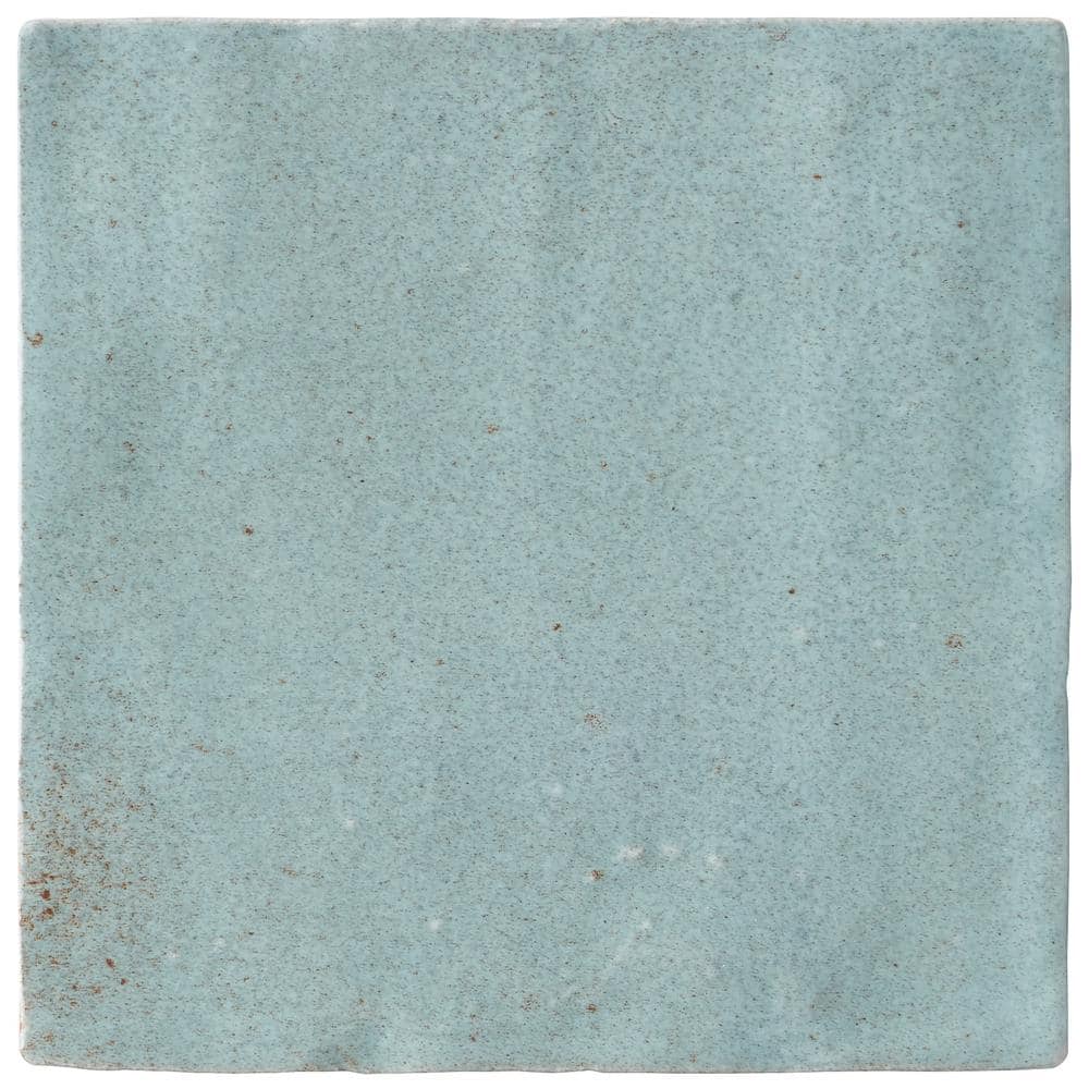 Kingston Turquoise 4x4 Glossy Ceramic Wall Tile