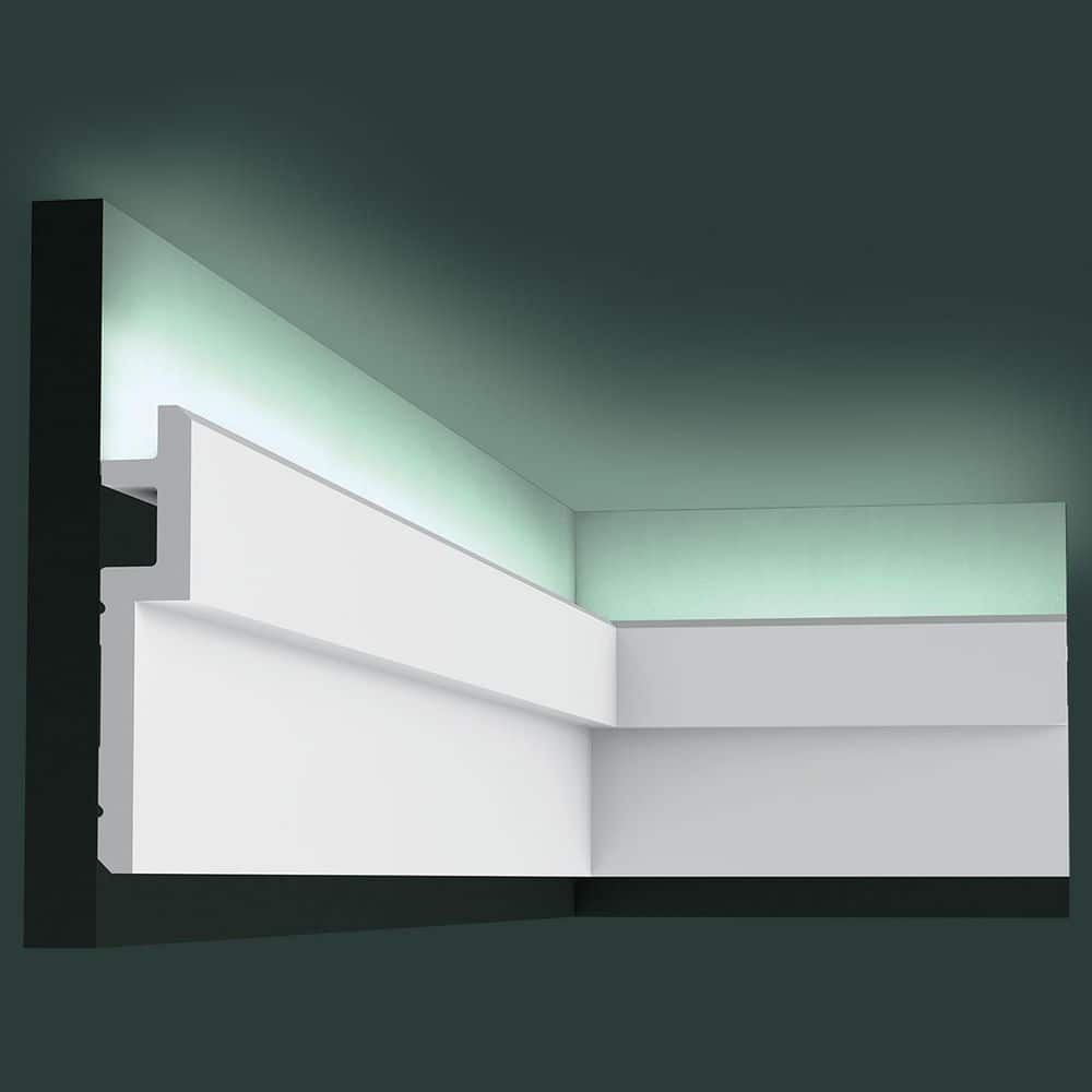 Primed White Polyurethane Crown Moulding Set of 10