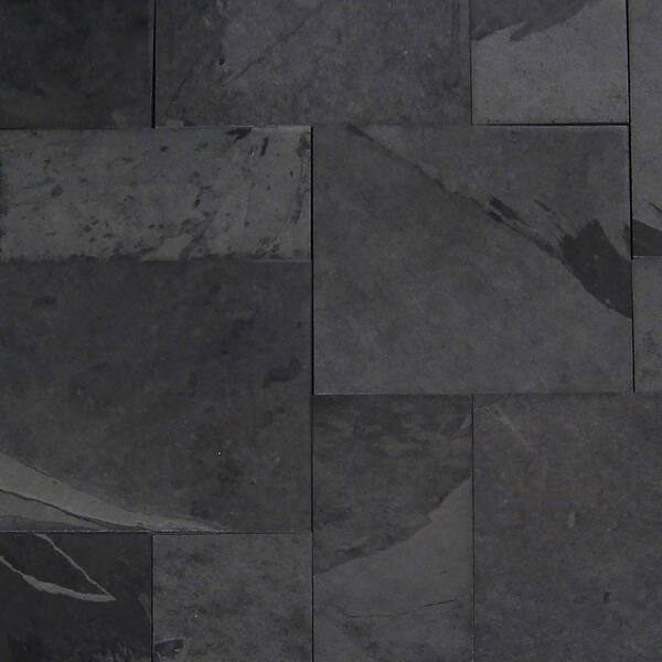 MSI Montauk Black Pattern Gauged Slate Floor and Wall Tile (5 Kits / 80 sq. ft. / Pallet)