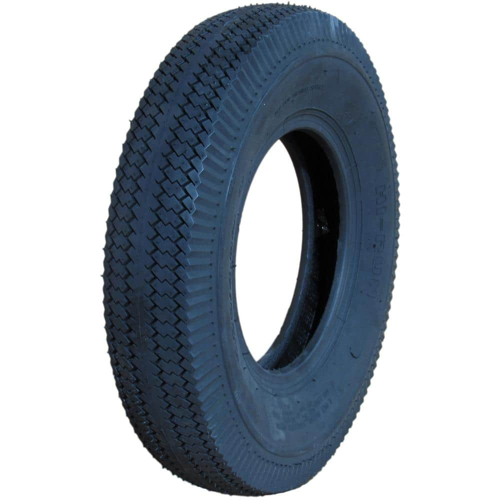 Hi-Run 4.80 in./4.00 in.-8 2PR Sawtooth Wheel Barrow Tire