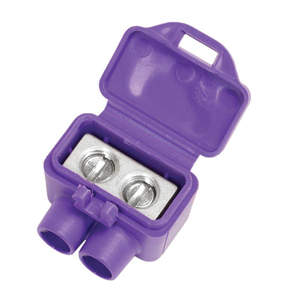 IDEAL 65 Purple Twister Aluminum-to-Copper Wire Connector (2-Pack