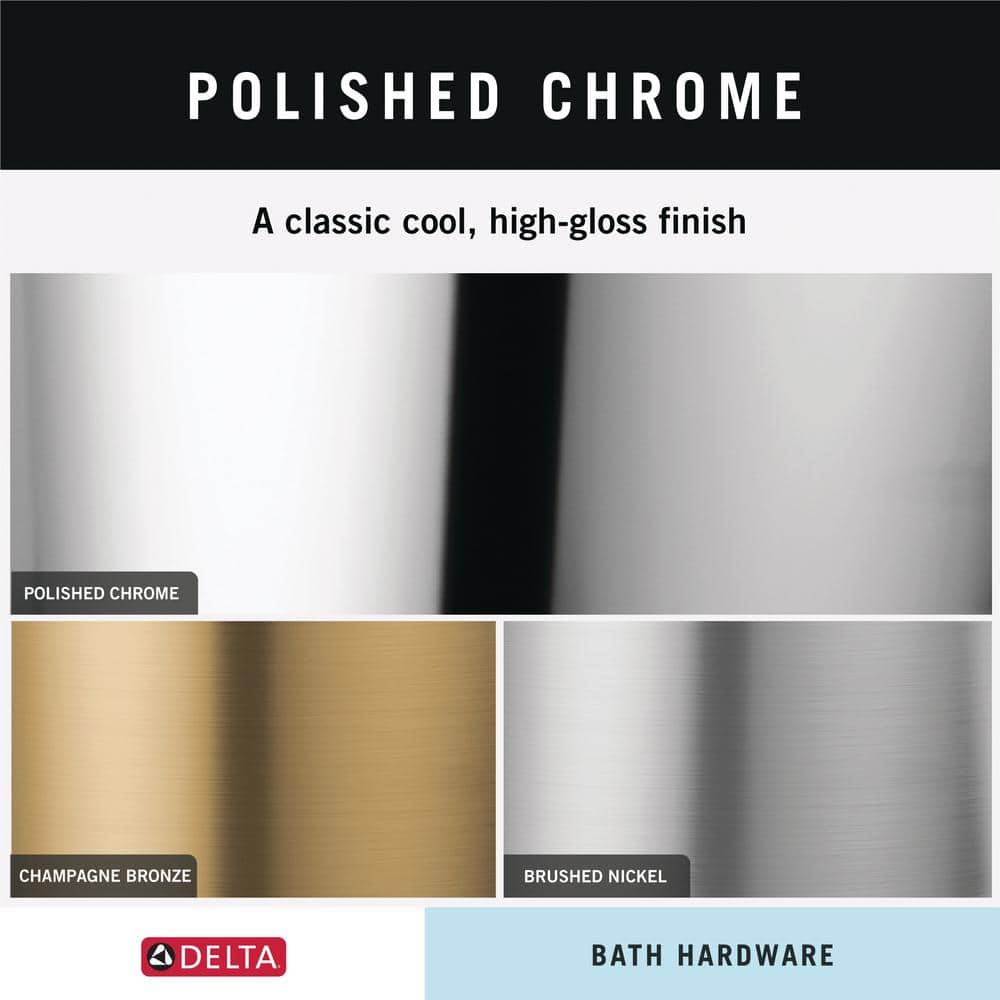 Delta 24" Polished Chrome Wall Mounted Towel Bar