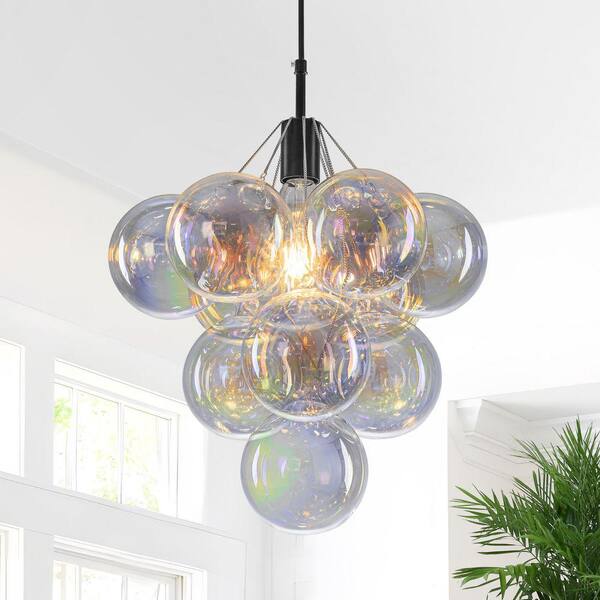 GoYeel Bublume 1-Light Black Modern Colored Glass Bubble