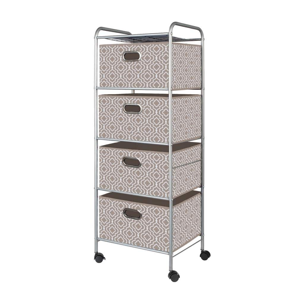 Sharon 3 Drawer Rolling Storage Chest Rebrilliant Color: Taupe