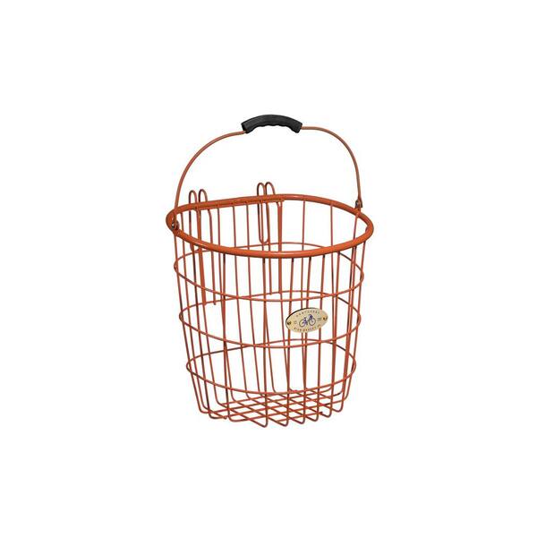 orange bike basket