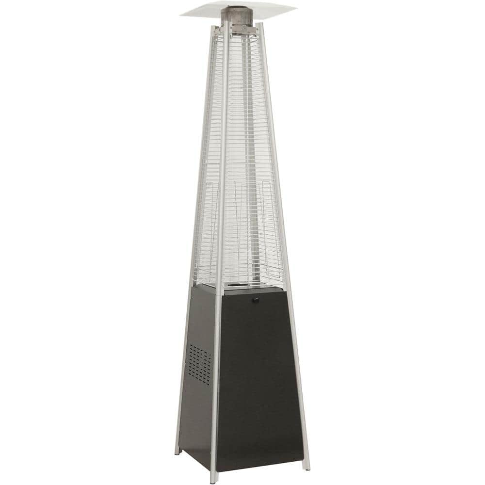 Hanover 7 ft. 42,000 BTU Black Pyramid Propane Gas Patio Heater