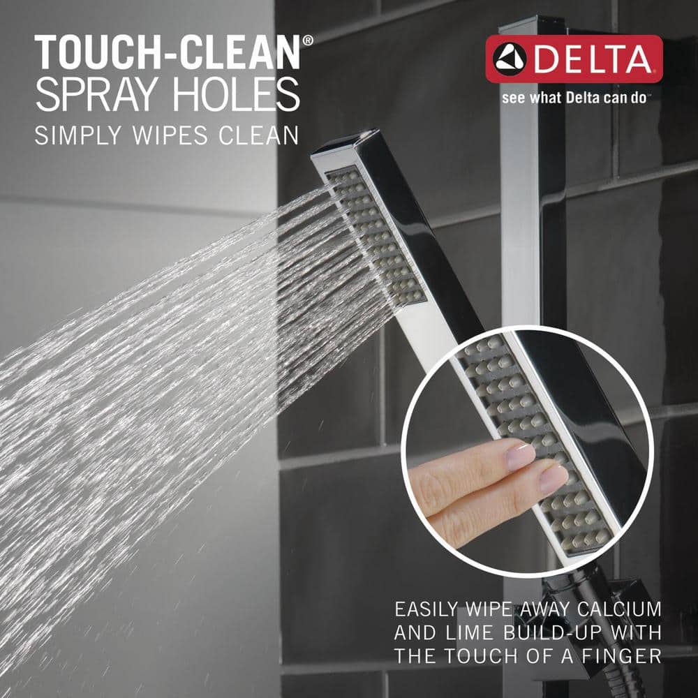 Chrome Adjustable Height Wall Mounted Handheld Shower