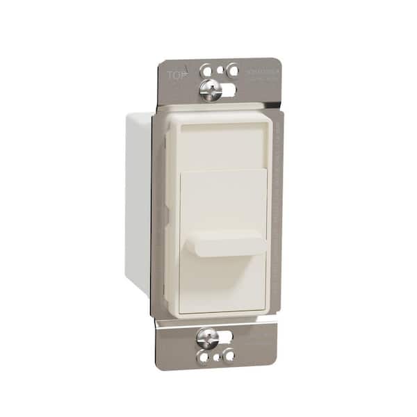 X Series 2.5 Amp 3 Speed Slide Ceiling Fan Controller Back Wire Matte Light Almond