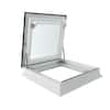 DRF 36 in. x 36 in. Venting Flat Roof Deck-Mount Roof Access Skylight Triple Glazed, Roof Hatch