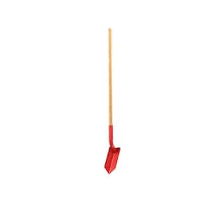 48 in. Wood Handle California 11 in. x 5 in. Ditching Shovel