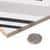 Lucia 8" Black and Gray Porcelain Patterned Tile