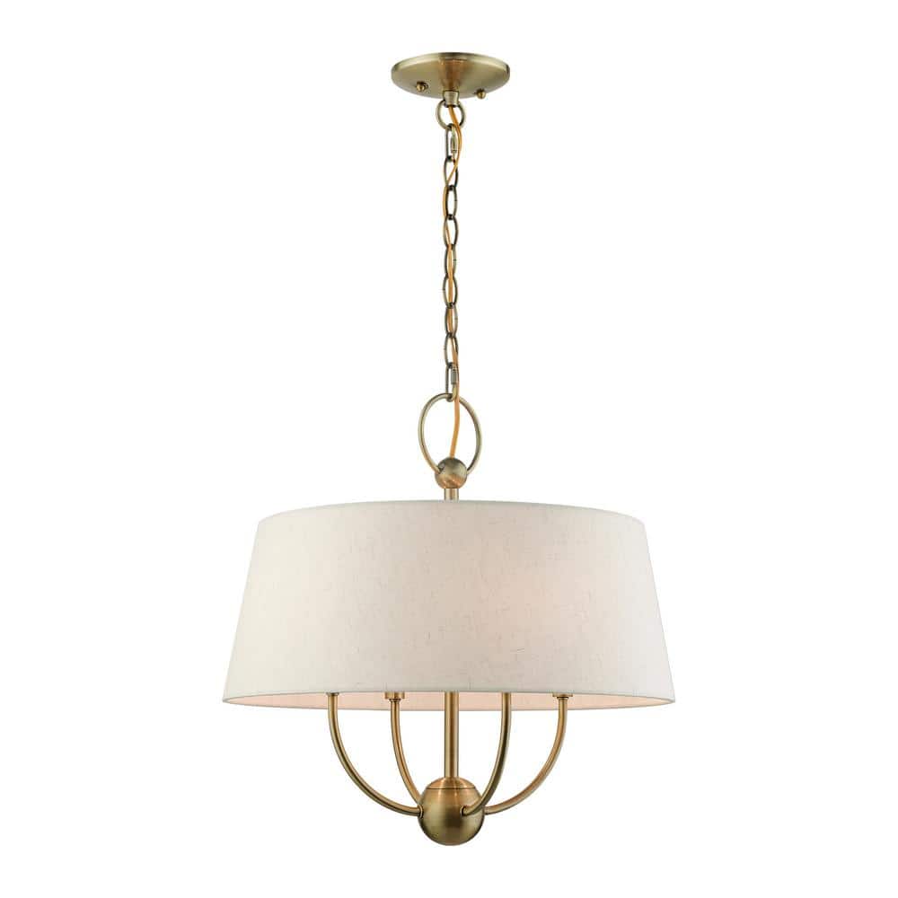 Bellcrest 4-Light Antique Brass Pendant Chandelier price history on PriceWatchPro
